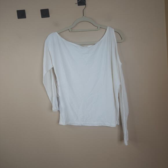 Six Fifty Take My Hand Long Sleeve Knit Top in White Size S - Picture 6 of 9